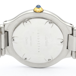 Cartier Must 21 Quartz Stainless Steel,Gold Plated Unisex Dress Watch