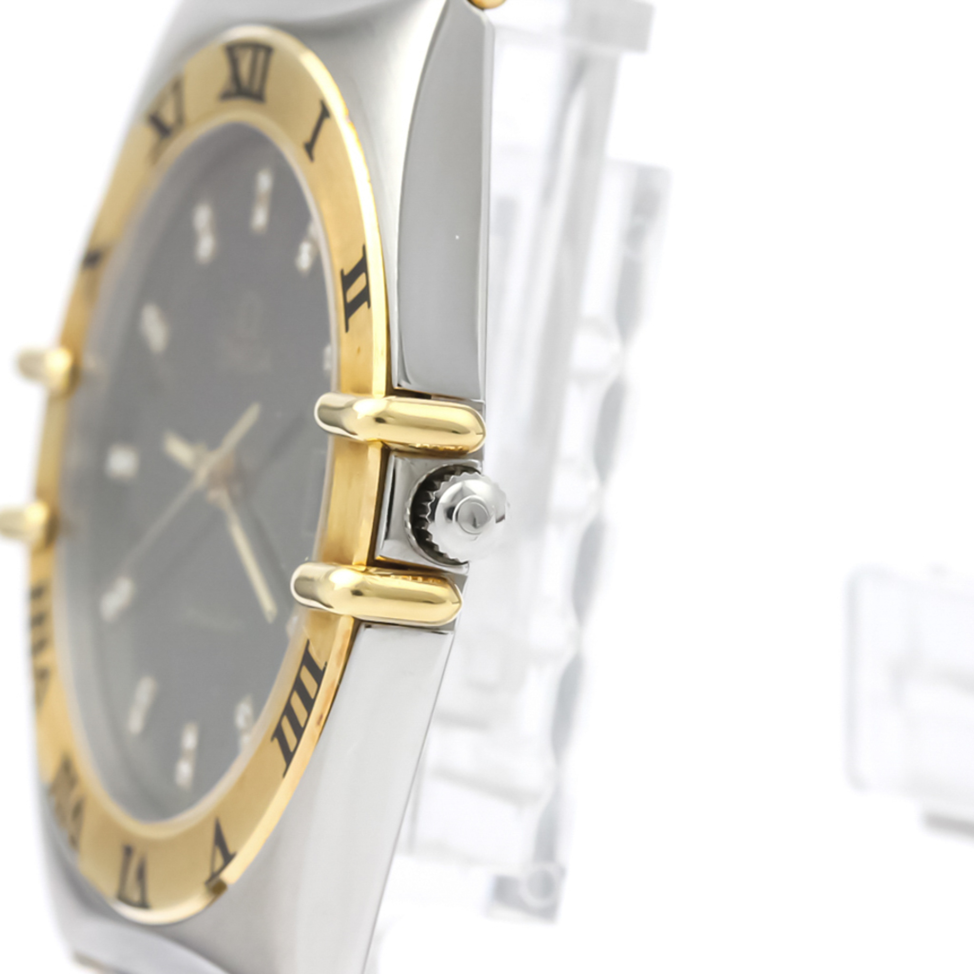 Omega Constellation Quartz Stainless Steel,Yellow Gold (18K) Men's Dress Watch 396.1076