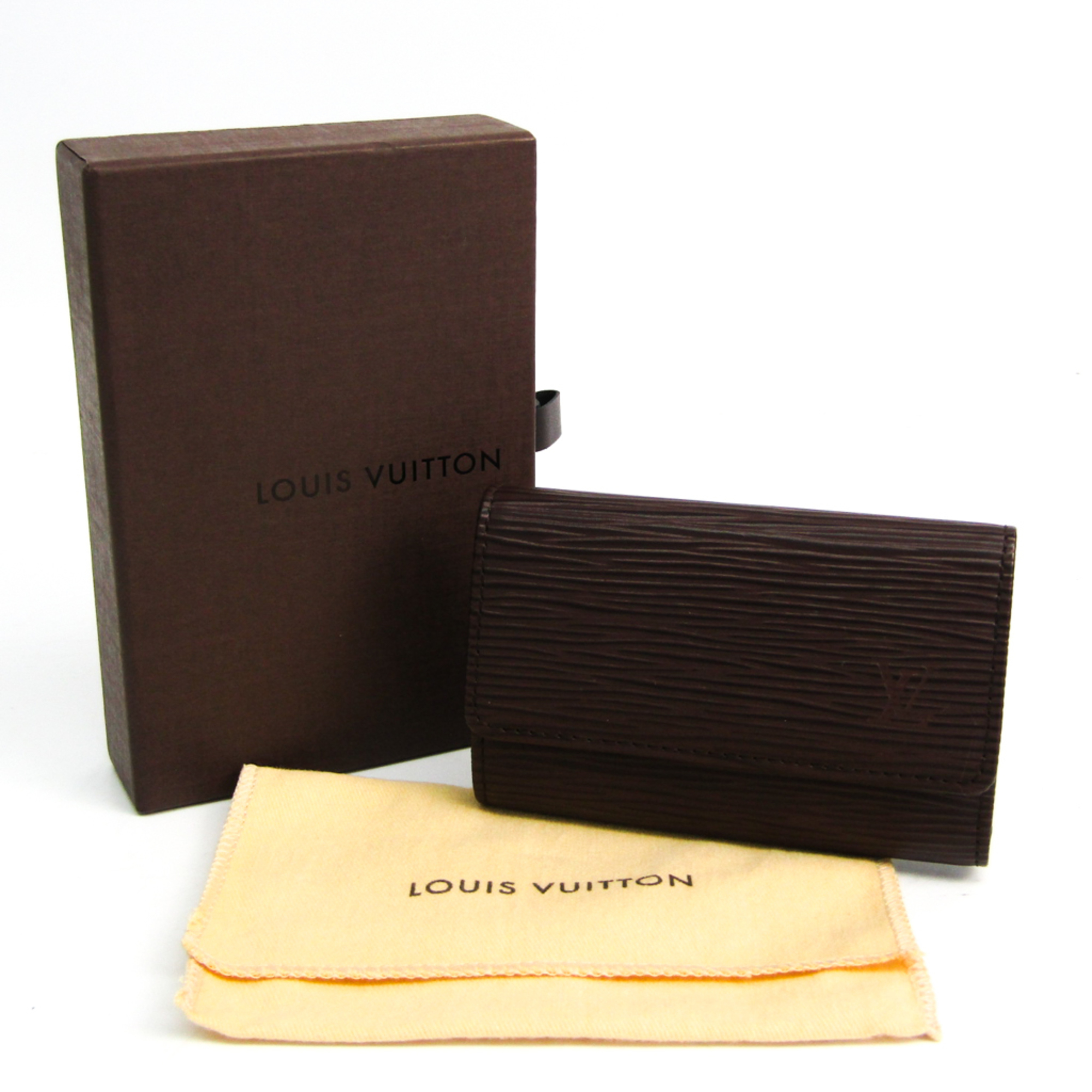 Louis Vuitton Epi Multicle 6 M6381D Unisex Epi Leather Key Case Mocha