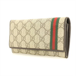 Gucci GUCCI Sherry Line PVC GG Supreme Wallet