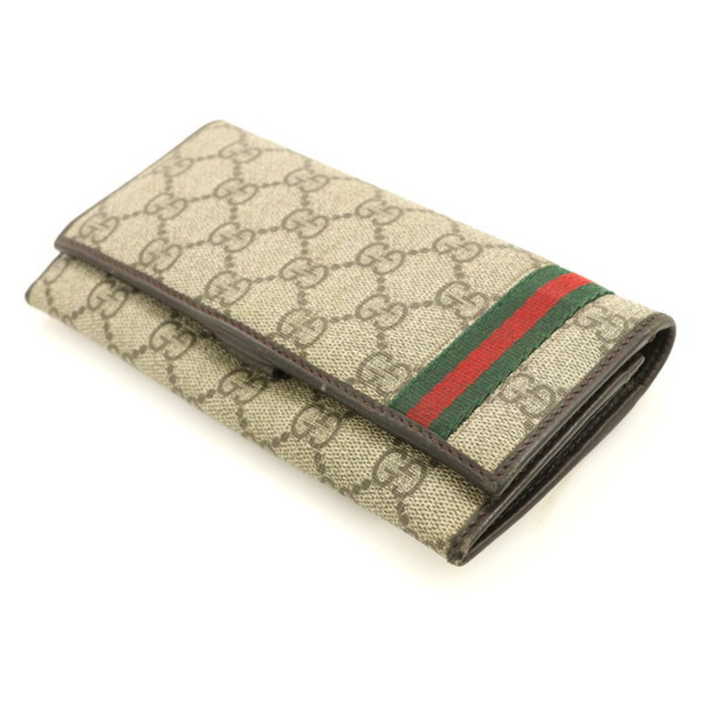 Gucci GUCCI Sherry Line PVC GG Supreme Wallet