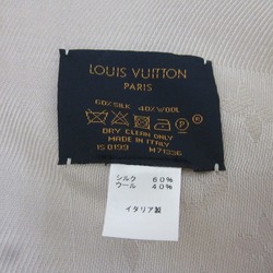 Louis Vuitton Monogram Silk Stole Light Gray