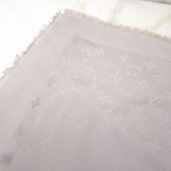 Louis Vuitton Monogram Silk Stole Light Gray