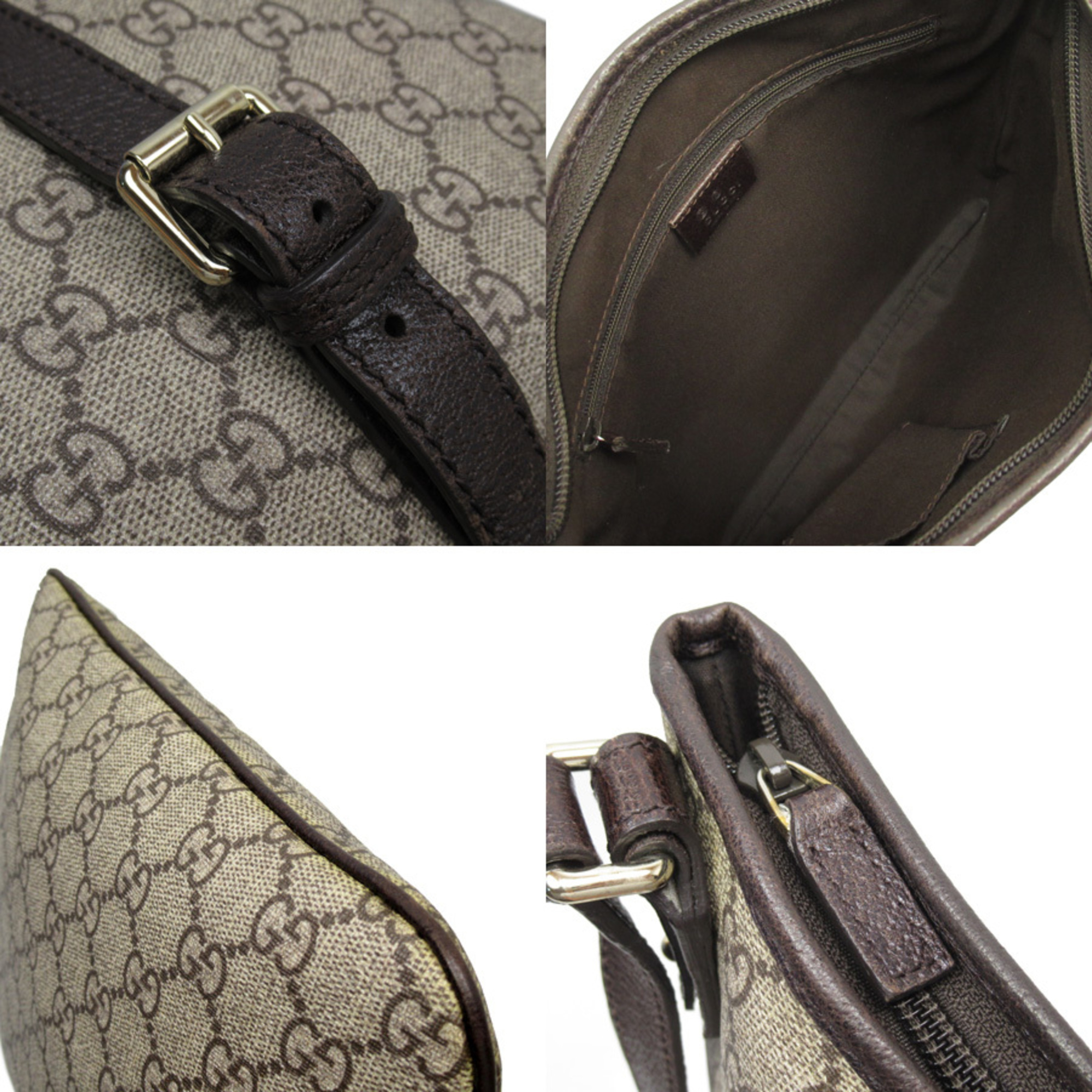 Gucci GUCCI Shoulder Bag GG Supreme Leather Ladies 257246 | eLADY