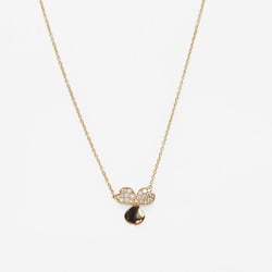 TIFFANY&Co. Tiffany Diamond Flower Pendant Paper Necklace Rose Gold