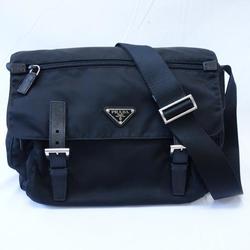PRADA Prada shoulder bag nylon canvas black