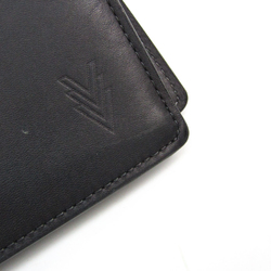 Louis Vuitton Ombre Brazza Wallet M61196 Men's Cuir Ombre Leather Long Wallet (bi-fold) LV Charcoal