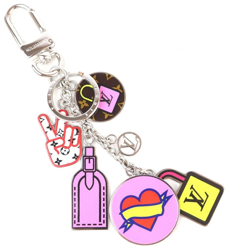 LOUIS VUITTON Pastilles Key Chain Bag Charm Multicolor 422080