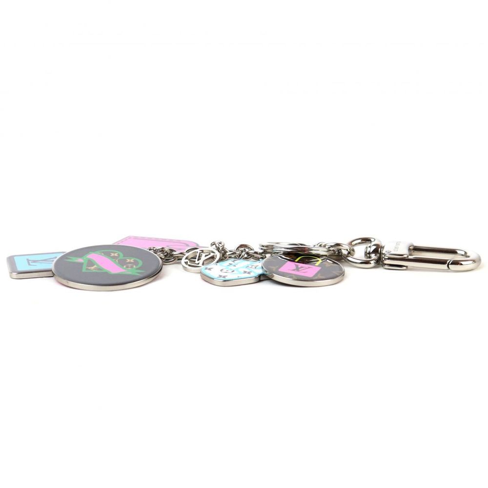 LOUIS VUITTON key ring M68285 Porto Cle Prism ID Keyring Card Holder Bag  Ch