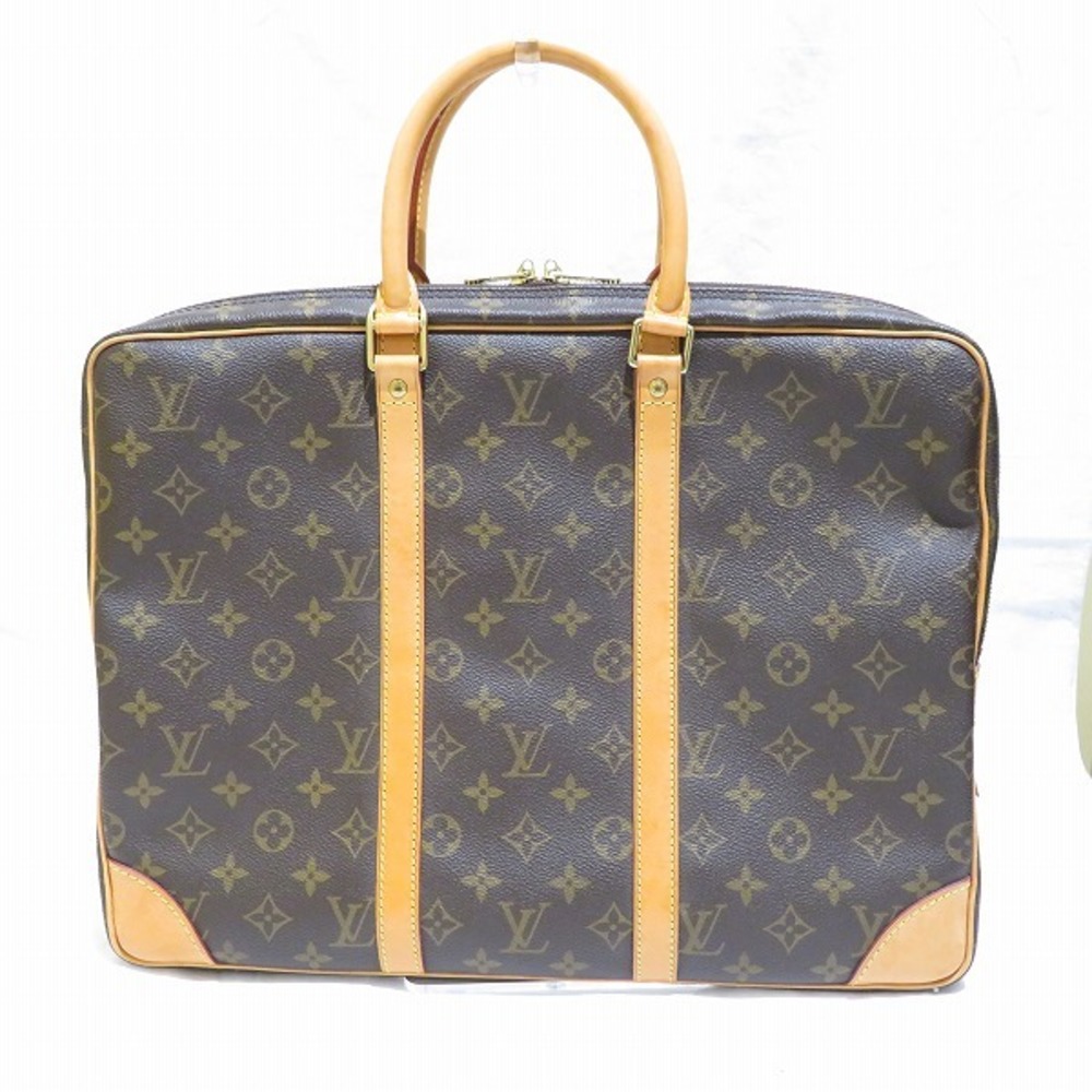 Louis Vuitton Monogram Porte Documan Voyage M53361 Bag Briefcase Men