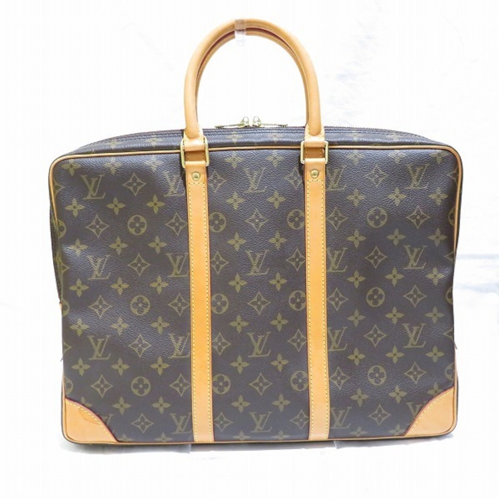 Louis Vuitton Monogram Porte Documan Voyage M53361 Bag Briefcase Men