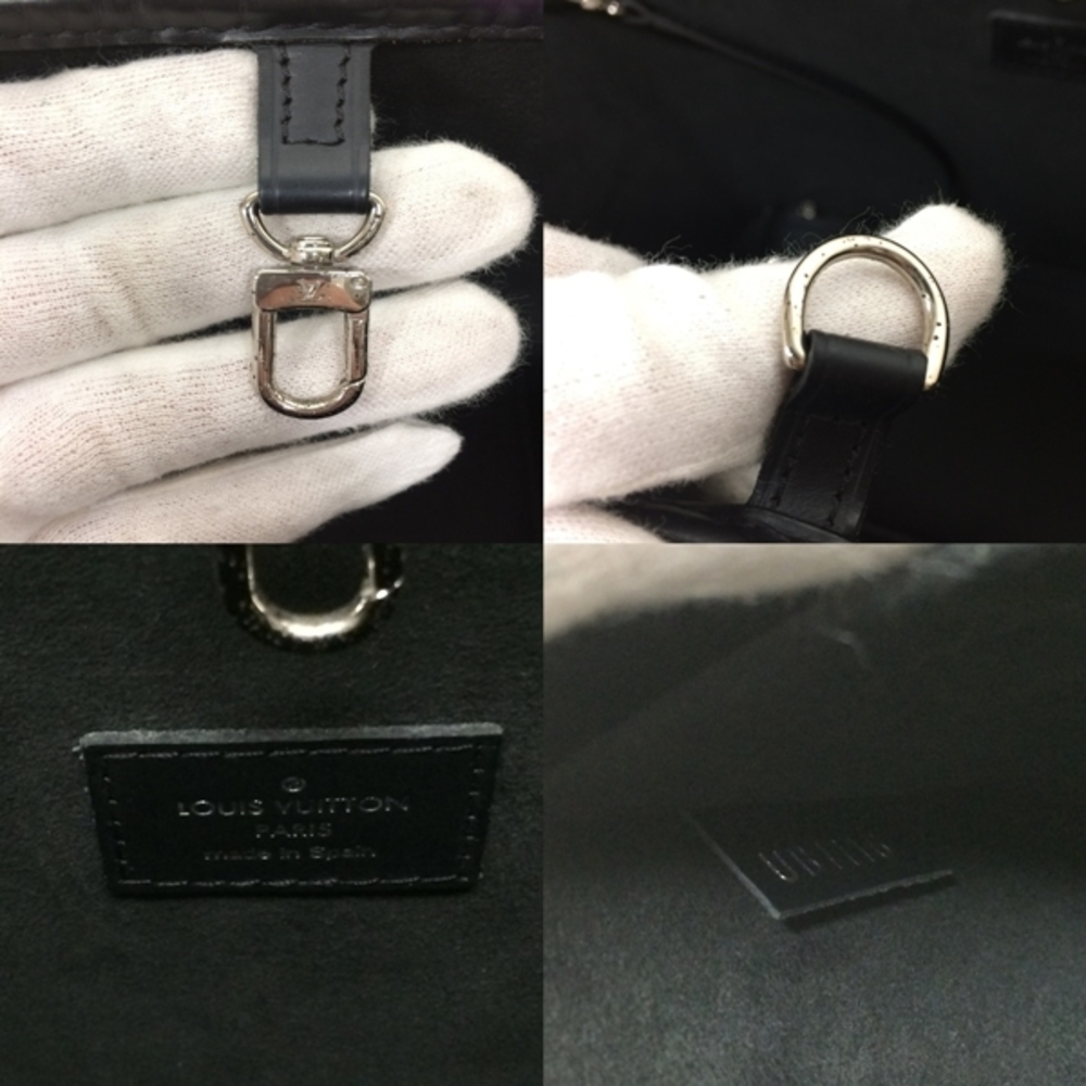 LOUIS VUITTON Louis Vuitton Neverfull MM M40932 Epi Tote Bag Noir