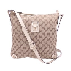 Gucci bag GG canvas light beige leather gold hardware shoulder