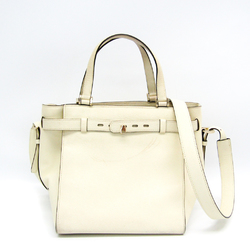 Valextra B Cube V5C67 Women's Leather Handbag,Shoulder Bag Cream