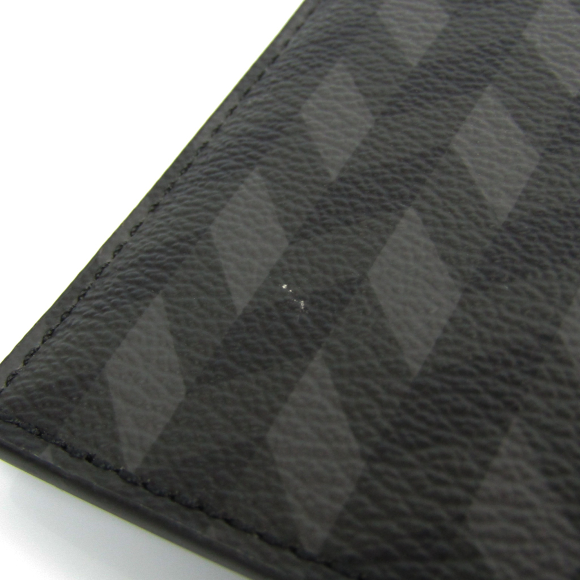 Coach Herringbone Pattern F30300 Coated Canvas Leather Passport Cover Black,Gray