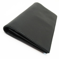 Prada Bi-Fold Wallet NERO Saffiano Leather Women's Men's