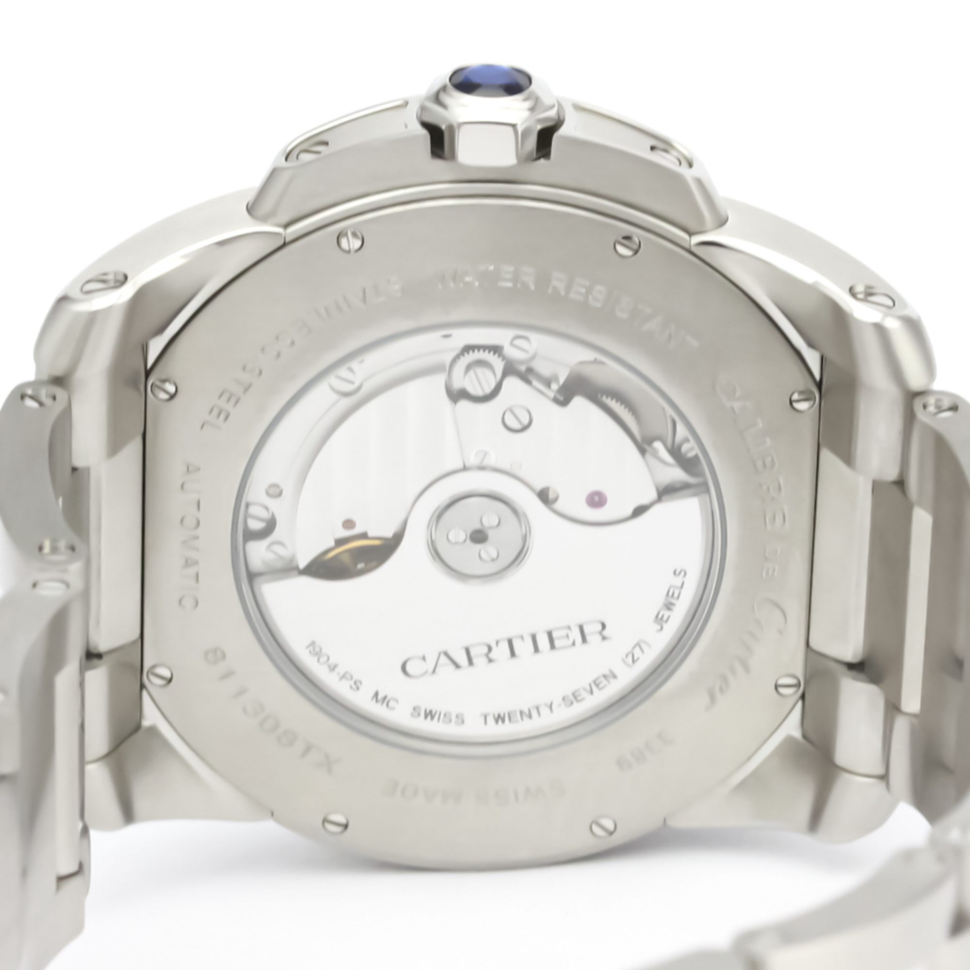 Cartier Calibre De Cartier Automatic Stainless Steel Men's Sports Watch W7100015