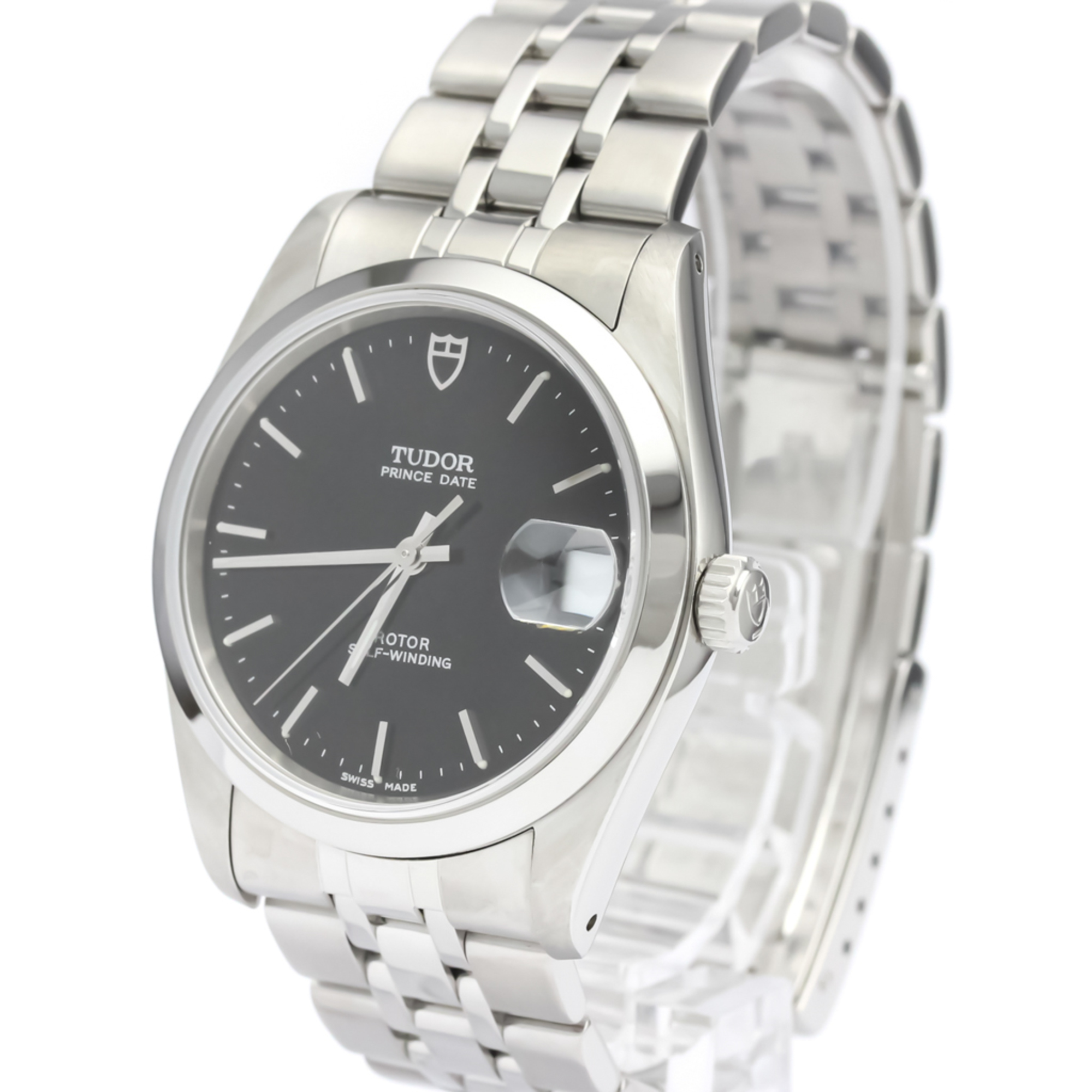 Tudor Prince Oyster Date Automatic Stainless Steel Men's Dress Watch 74000N