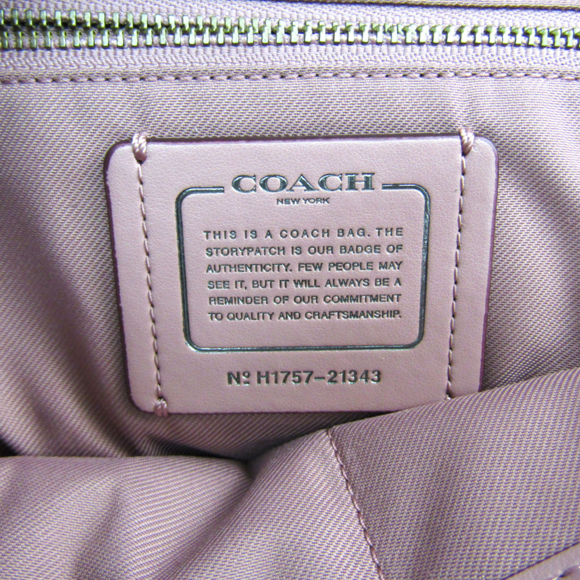 Coach Boutique Line Grace 21343 Women's Leather Handbag,Shoulder Bag Rose Pink