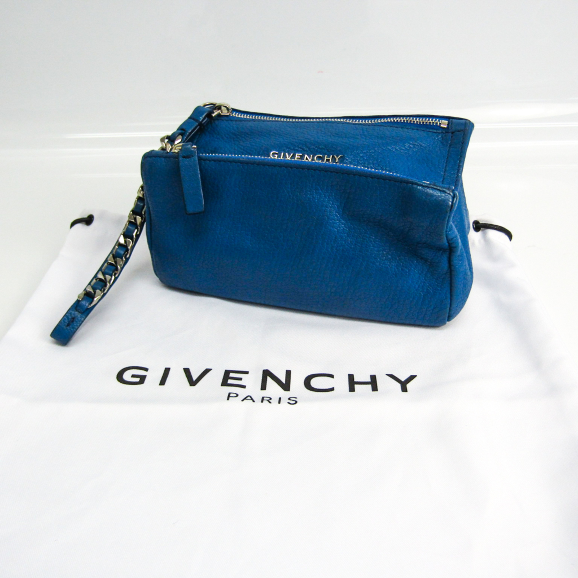 Givenchy Pandora Women's Leather Pouch Blue