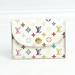 Louis Vuitton Monogram Multicolore Amberop Cult De Visit M66560 Monogram Multicolore Business Card Case Blanc