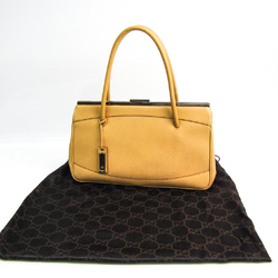 Gucci 92726 Women's Leather Handbag Beige