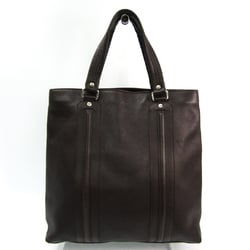 Gucci 232600 Men's Leather Tote Bag Dark Brown