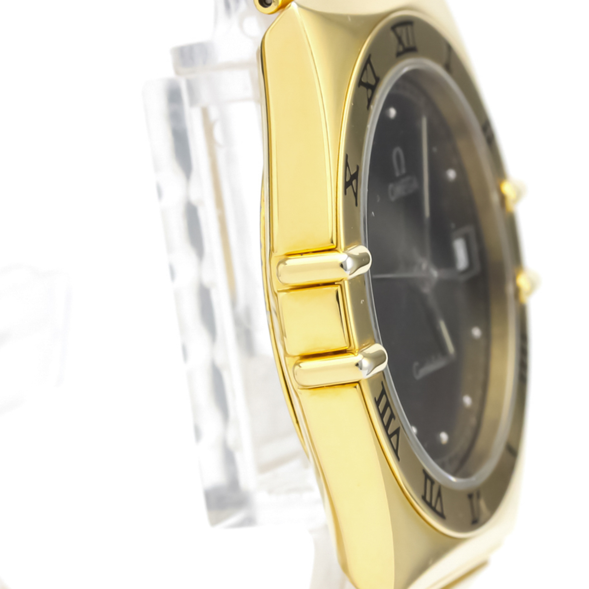 Omega Constellation Quartz Gold Plated Men's Dress Watch 396.1070