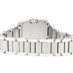 Cartier Tank Anglaise Quartz Stainless Steel Women's Dress Watch W4TA0003