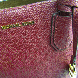 Michael Kors MERCER Medium Convertible 30F6GM9T2L Women's Leather Handbag,Shoulder Bag Wine