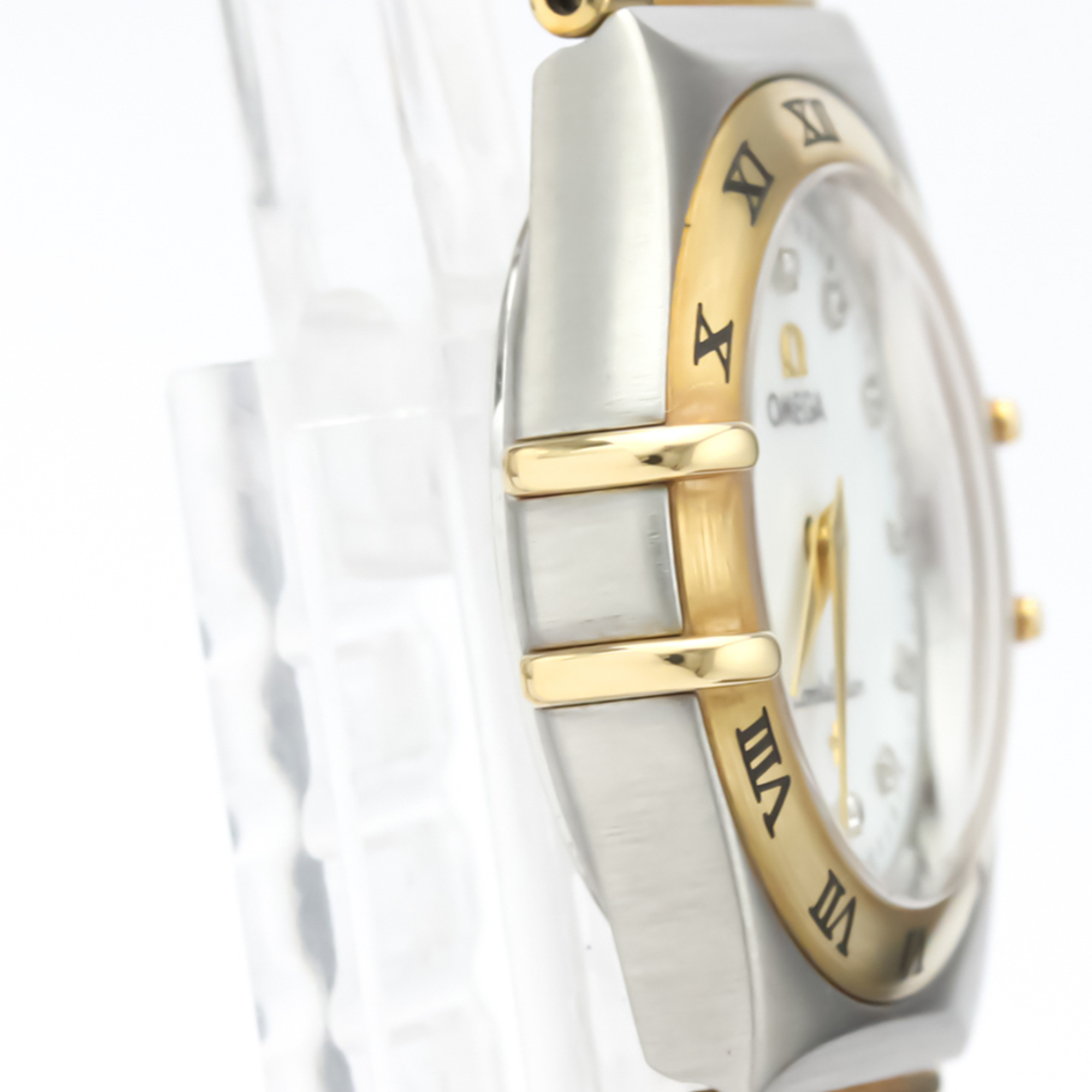 Omega Constellation Quartz Stainless Steel,Yellow Gold (18K) Women's Dress Watch 1272.75