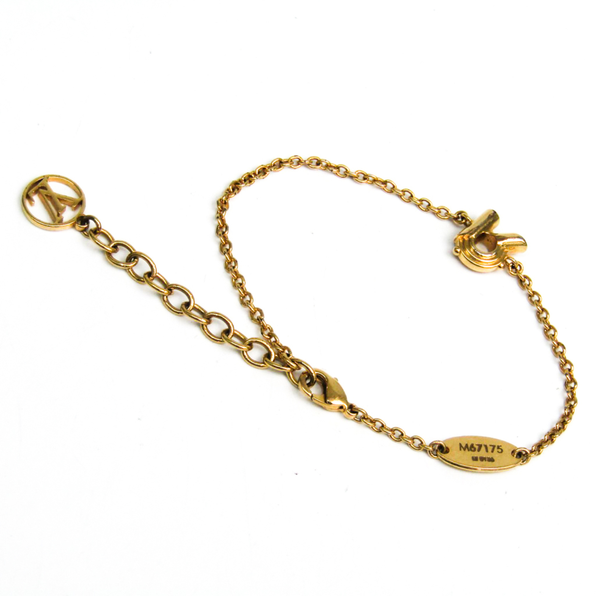 Louis Vuitton Metal Bracelet Gold LV＆ME R M67175