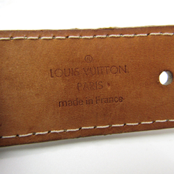 Louis Vuitton Saint Tulle Perfo Monogram Mahina M6930 Unisex Standard Belt Gold