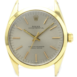 Rolex Oyster Perpetual Automatic Gold Plated Men's Dress Watch 1024