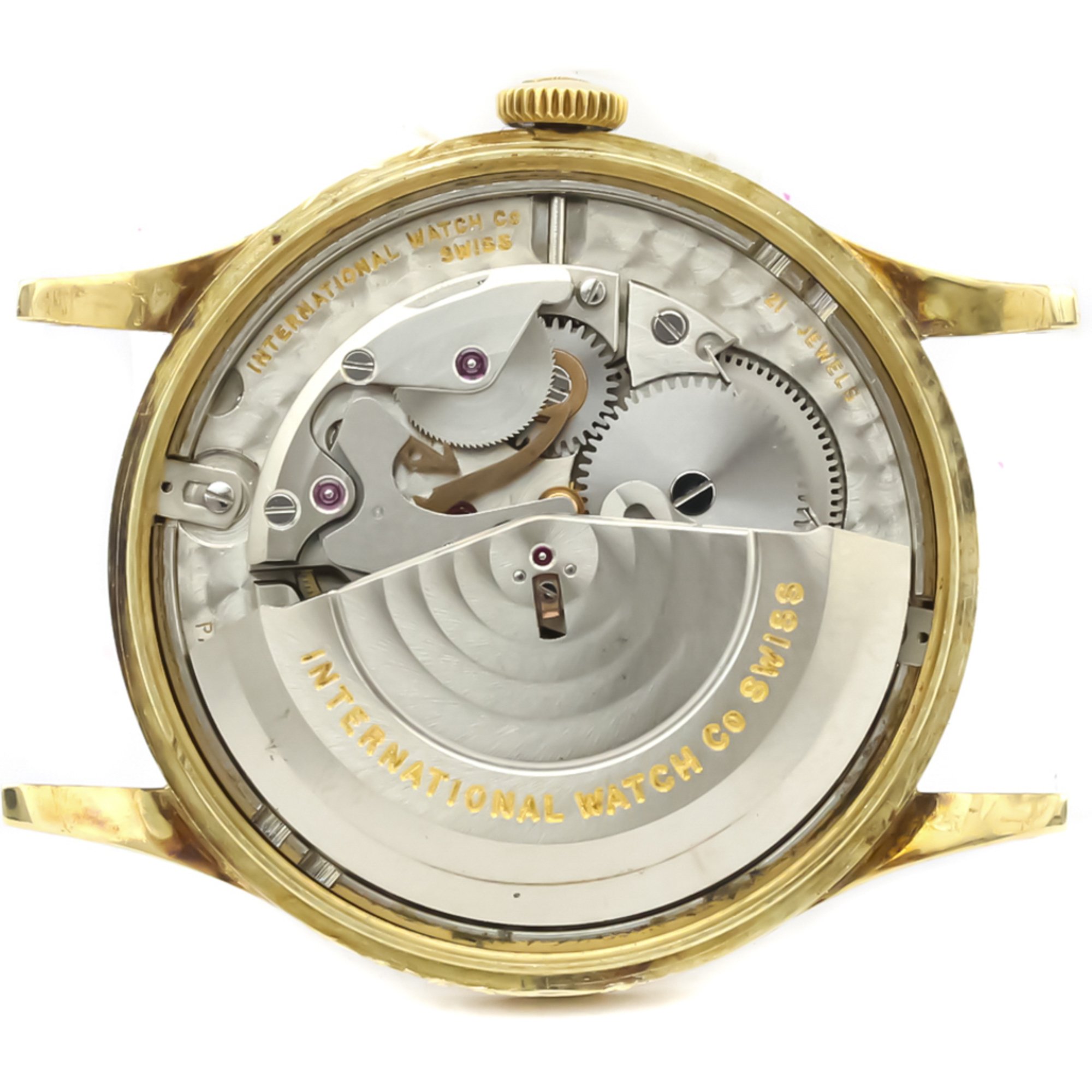 IWC Schaffhausen Automatic Gold Plated Men's Dress Watch