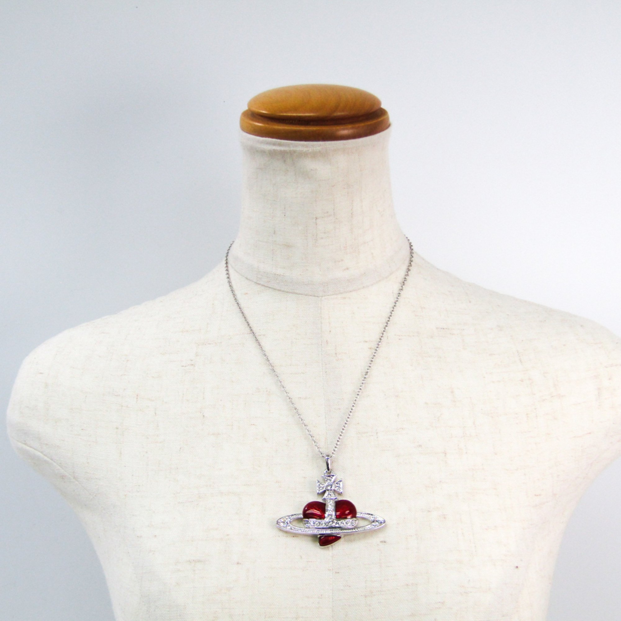 Vivienne Westwood Diamante Heart Women's Pendant Necklace
