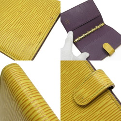 Louis Vuitton Epi Agenda PM Wallet yellow/purple