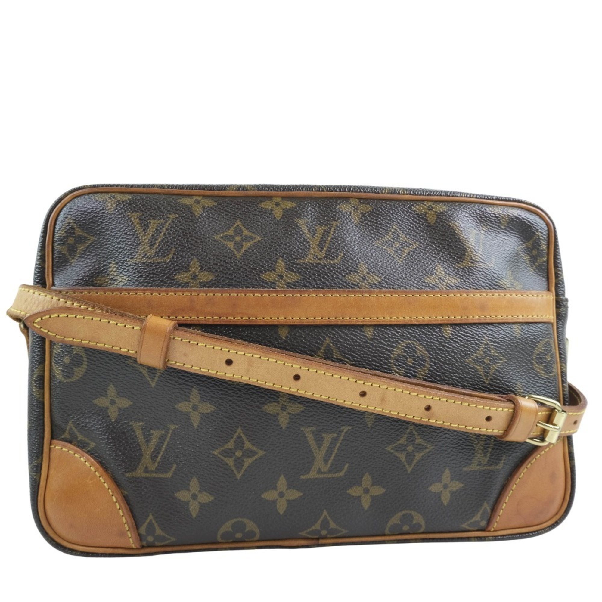 LOUIS VUITTON Trocadero 27 M51274 Monogram Canvas Brown Women's Shoulder Bag