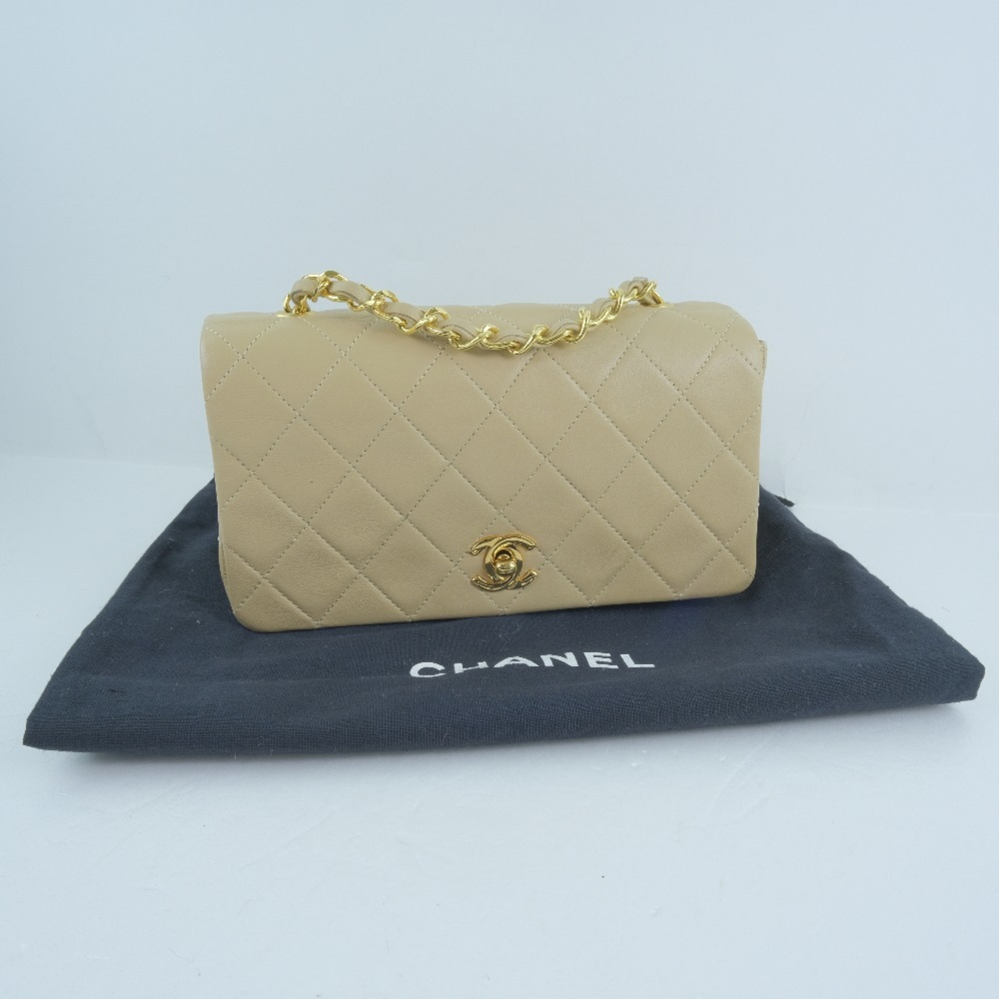 CHANEL Chain Shoulder Matrasse Lambskin Women's Bag