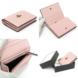 Powder Pink Small Saffiano Leather Wallet