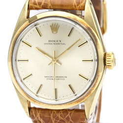 Rolex Oyster Perpetual Automatic Gold Plated Men's Dress Watch 1025
