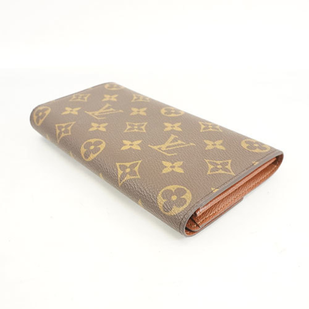 Auth Louis Vuitton Monogram M61726 Women's Long Wallet (bi-fold)