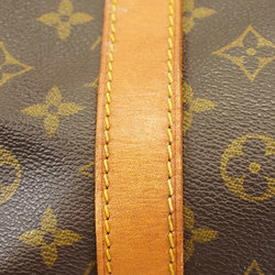 Louis Vuitton Monogram M41422 Men Women Unisex Boston Bag Brown