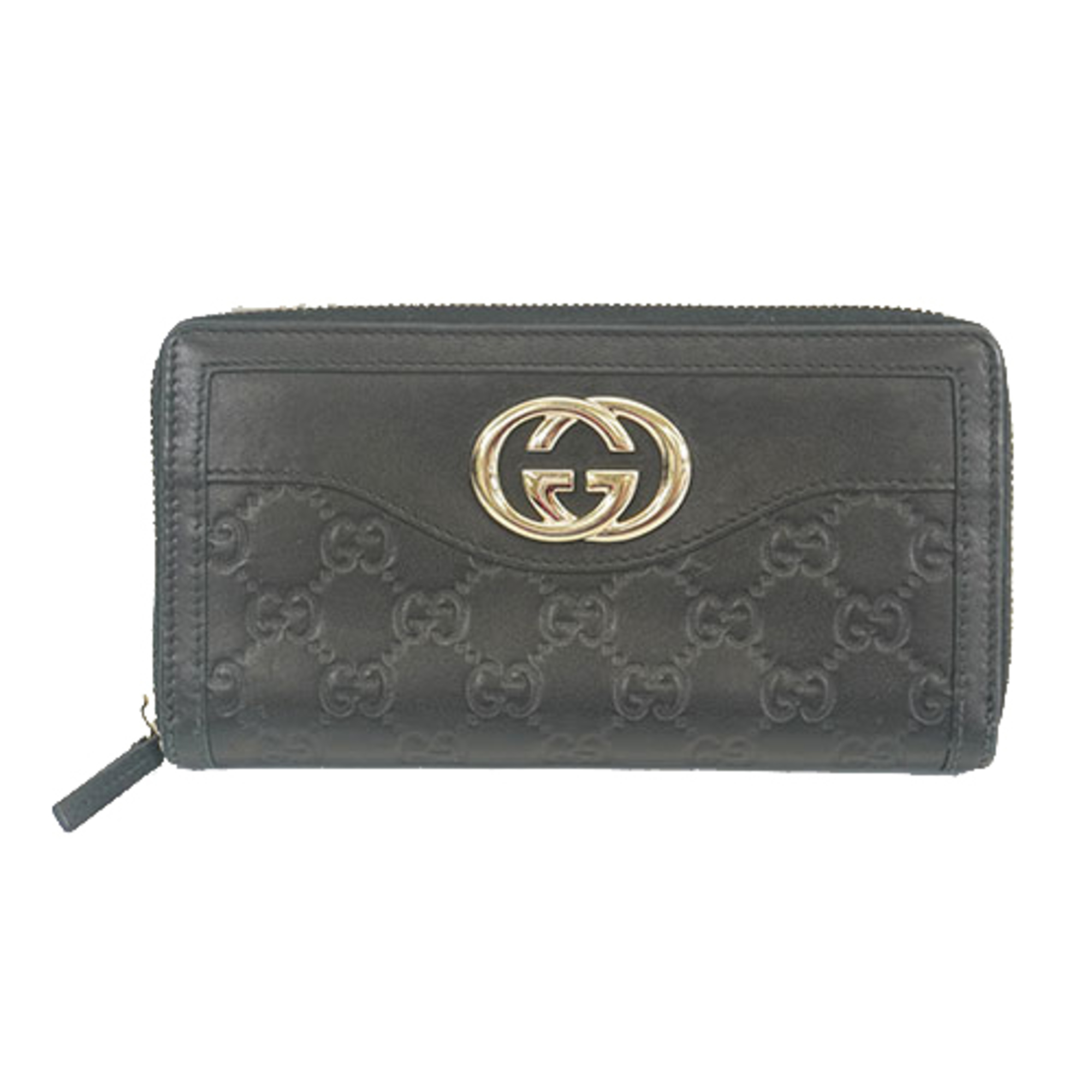 Auth Gucci Guccissima Suky 308012 Women's Leather Long Wallet (bi-fold)