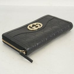 Auth Gucci Guccissima Suky 308012 Women's Leather Long Wallet (bi-fold)