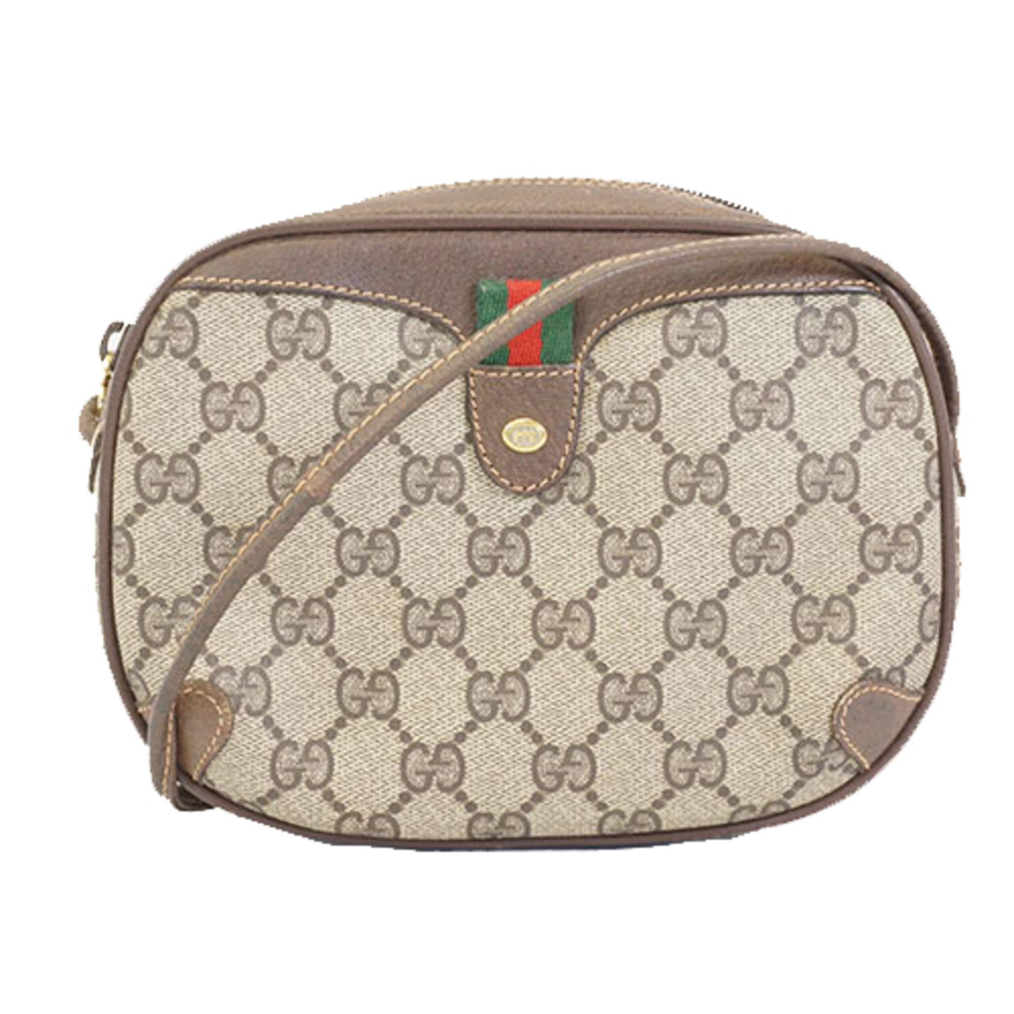 Gucci Sherry Line Shoulder Bag 89 02 066 Women's GG Supreme Shoulder Bag Beige