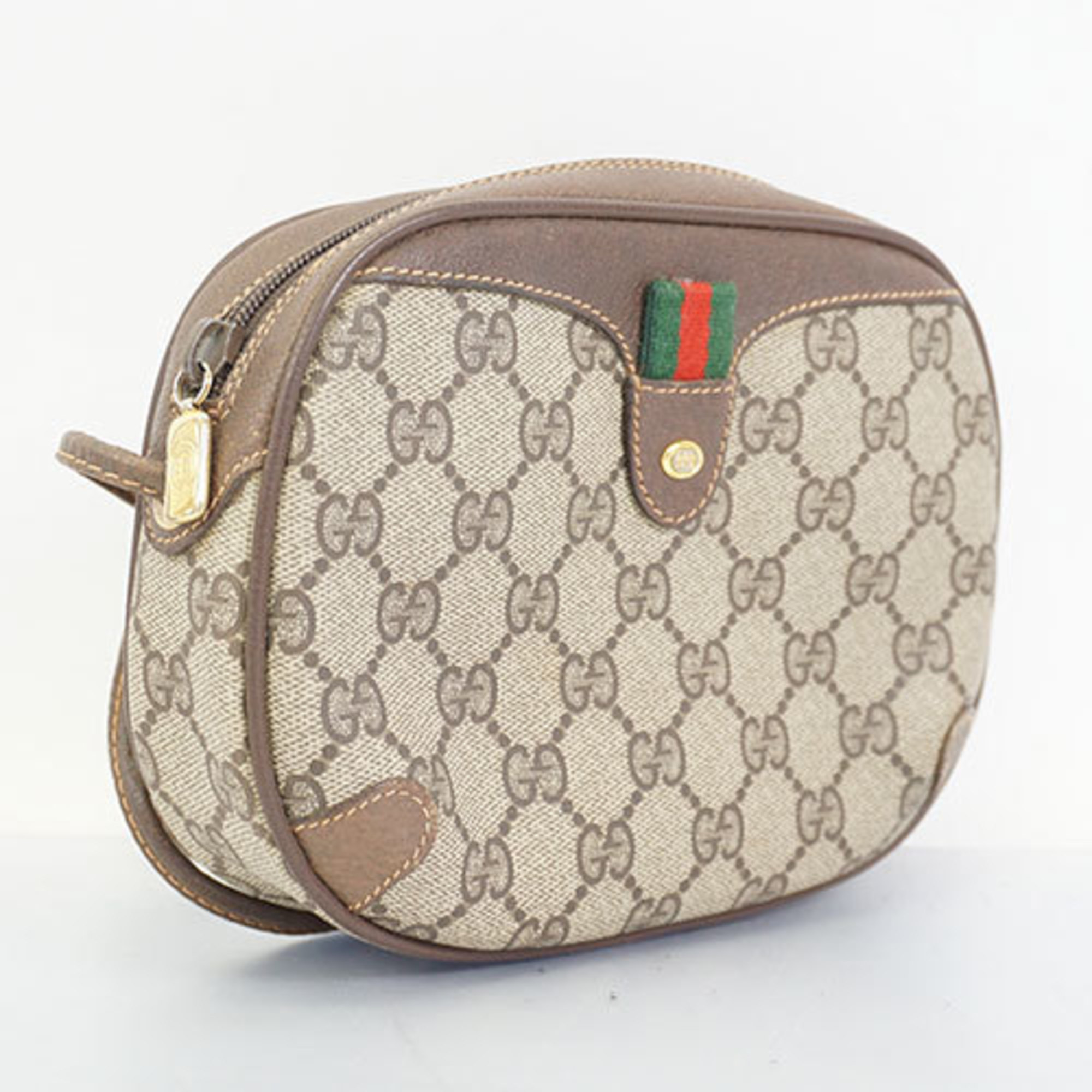 Gucci Sherry Line Shoulder Bag 89 02 066 Women's GG Supreme Shoulder Bag Beige