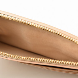 Chloe Wallet Multi Pouch Slim Zip Long Smartphone Case TESS Ladies Leather Beige