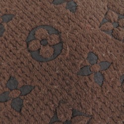 Louis Vuitton 413287 Escharp Logo Mania Monogram Muffler Wool Silk Ladies
