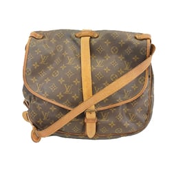 Auth Louis Vuitton Monogram Saumur 35 M42254 Women's Shoulder Bag